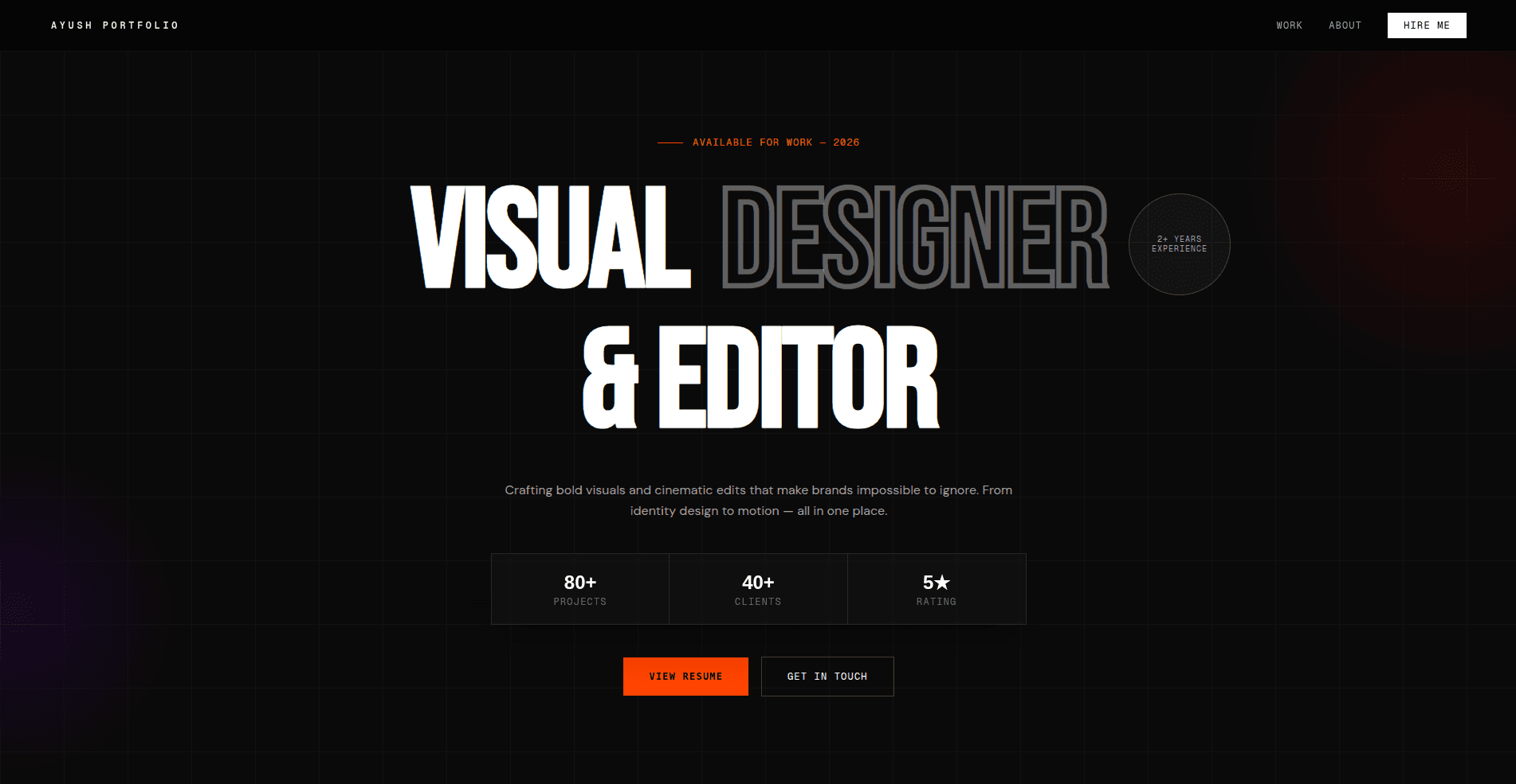 Portfolio Website - 1